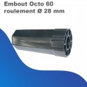 Embout Octo 60 roulement Ø 28 mm