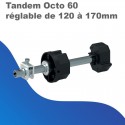 Tandem Octo 60 réglable de 120 à 170 mm