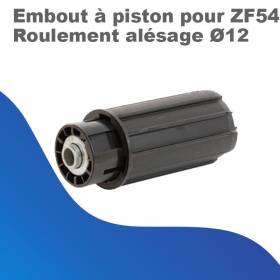 Embout à piston pour tube...