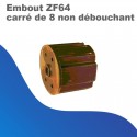 Embout ZF64 carré de 8 non débouchant