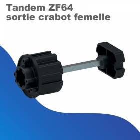 Tandem ZF64 sortie crabot...