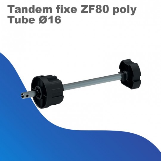 Tandem fixe ZF80 polyvalent - Tube Ø 16