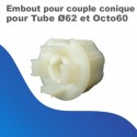 Embout pour couple conique - pour tube Ø 62 et Octo 60