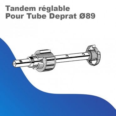 Tandem réglable pour tube...