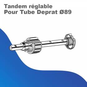 Tandem réglable pour tube...