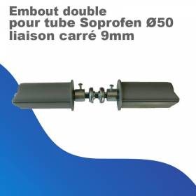 Embout double pour tube...