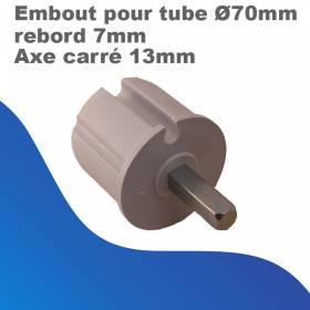 Embout pour tube Ø70mm -...