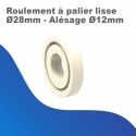 Roulement à palier lisse Ø28mm - Alésage Ø12mm