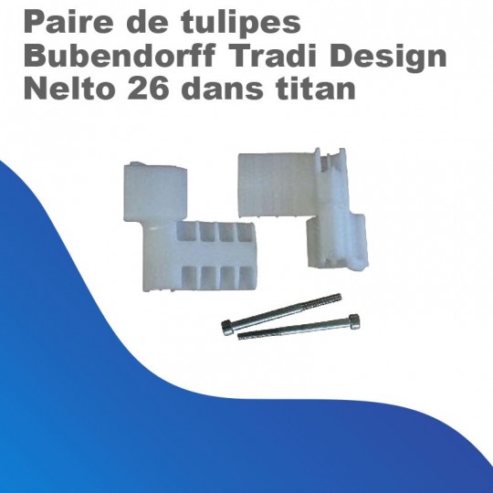 Paire de tulipes Bubendorff Tradi Design/Nelto 26 dans Titan