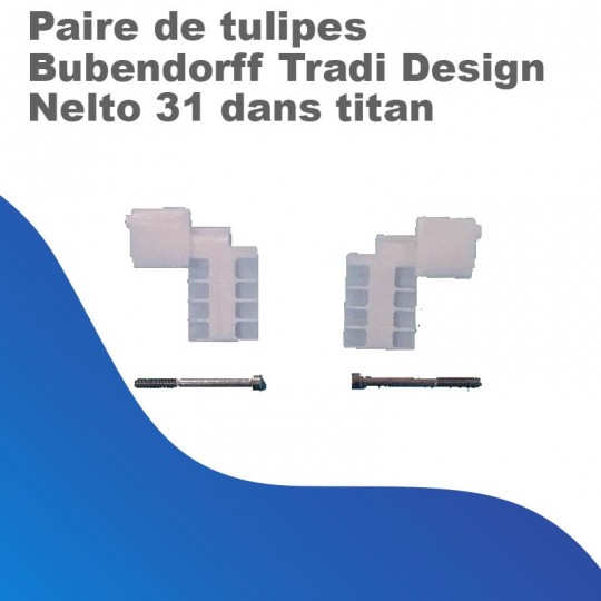 Paire de tulipes Bubendorff Tradi Design/Nelto 31 dans Titan