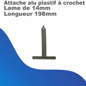 Attache alu plastifié à...