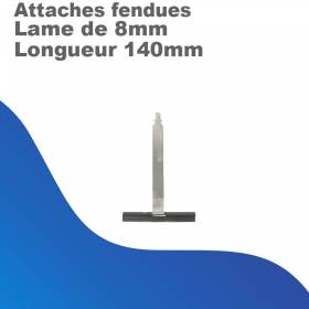 Attaches fendues pour lame...