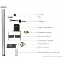 Kit de modernisation BUBENDORFF filaire Ø60 10 Nm  L2000 bloc baie