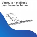 Verrou de sécurité Blocksur 4 maillons pour lame de 14mm