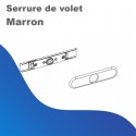 Serrure de volet - marron