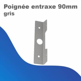 Poignée entraxe 90mm - gris