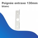 Poignée entraxe 130mm - blanc