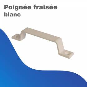 Poignée fraisée - blanc