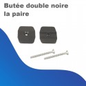 Butée double noire (la paire)