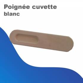 Poignée cuvette - blanc