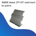 VA60 lame 37+37 noir/vert (la paire)