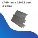 VA60 lame 22+22 vert (la paire)