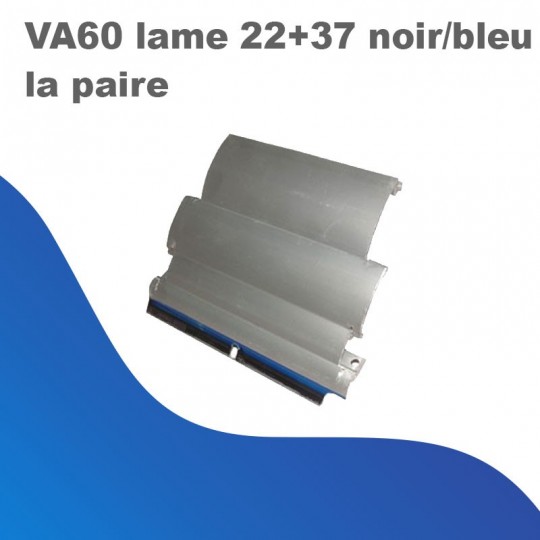 VA60 lame 22+37 noir/bleu (la paire)