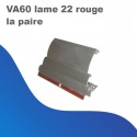 VA60 lame 22 rouge (la paire)
