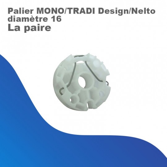 Palier MONO/TRADI Design/Nelto diamètre 16 (la paire)