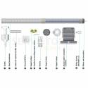 Kit de modernisation Somfy double isolation pour Fenêtre - Moteur io - 10N