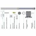 Kit de modernisation Somfy double isolation pour Porte Fenêtre - Moteur io 40 Nm