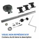 Kit de modernisation manuel treuil pour portes-fenêtres - Sortie à 45° - Tube octo 60