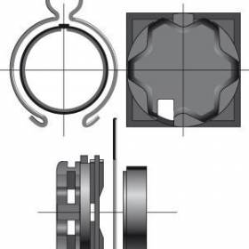 Support Moteur Somfy Ø50mm...