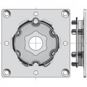 Plaque support SOMFY à visser Ø50/Ø60
