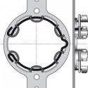 Support Moteur Somfy Ø50mm Plat