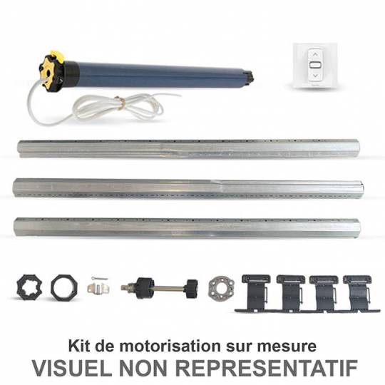 Axe motorisé sur mesure pour Volet roulant coffre tunnel...