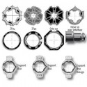 Kit Accessoires Bloc-Baie - Moteurs Somfy Ø40mm et Ø50mm