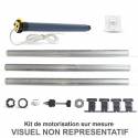 Axe motorisé sur mesure pour Volet roulant coffre tunnel (x1) - Tube de diamètre 60mm - longueur 1500mm