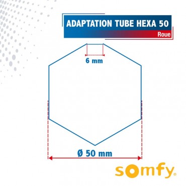 Roue pour tube Hexa 50 pour...
