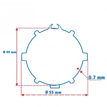 Roue pour tube SOPROFEN 50...