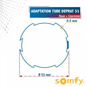 Roue + Couronne pour tube...