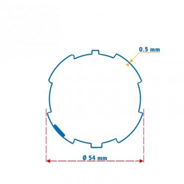 Roue + Couronne pour tube...