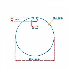 Roue + Couronne pour tube...