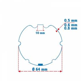 Roue + Couronne pour tube...