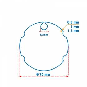 Roue + Couronne pour tube...