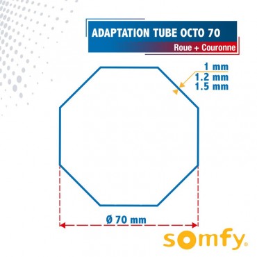 Roue + Couronne pour tube...
