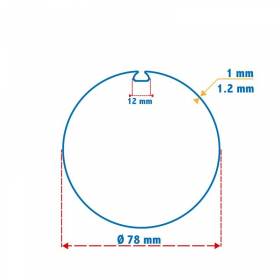 Roue + Couronne pour tube...