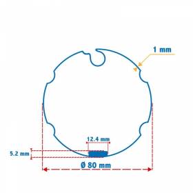 Roue + Couronne pour tube...