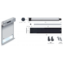 Kit radio solaire GAPOSA - Ø45 mm -12V - 30 Nm - 16 tr/mn