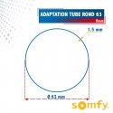 Roue pour tube Rond 63 pour Moteurs Somfy Ø60mm